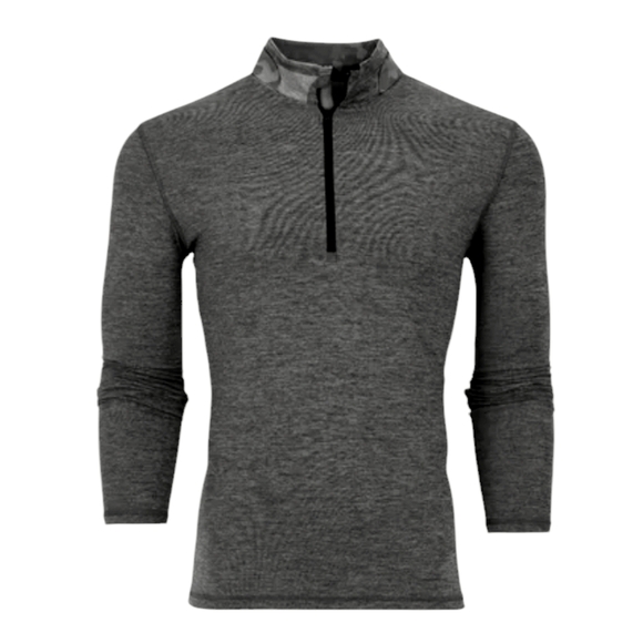 Men's Greyson Golf Pullover Guide Sport 1/4 Zip Light Heather Grey Size M NWT - Picture 10 of 11